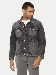 Tommy Jeans Kurtka jeansowa Isaac DM0DM19362 Szary Regular Fit. Szare kurtki Tommy Jeans, m, bez wzorów, z bawełny, bez kaptura. Za 349.99 zł.