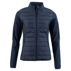 Kurtka jeździecka kompozytowa z pełnym zamkiem BR Equitation Essentials. Niebieskie kurtki BR, xs, bez wzorów, z polaru, bez kaptura. Za 355.60 zł.