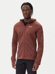 Jack Wolfskin Polar Peak District A65272 Brązowy Regular Fit. Brązowe bluzy z polaru Jack Wolfskin, m, bez wzorów, z polaru, bez kaptura. Za 399.99 zł.