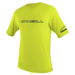 Koszulka do sportów wodnych ONEILL BASIC SKINS S/S krótki rękaw. Zielone bluzki z długim rękawem O'Neill, s, bez wzorów, ze skóry, bez kołnierzyka, bez ramiączek. Za 184.00 zł.