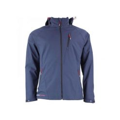 Kurtka Peak Mountain Softshell. Czarne kurtki Peak Mountain, m, bez wzorów, z poliesteru, bez kaptura. Za 334.50 zł.
