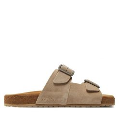 Klapki Jack&Jones. Szare klapki Jack&Jones. Za 129.99 zł.