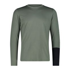Longsleeve trekkingowy męski CMP 34N7757. Zielone bielizna termoaktywna CMP, m, bez wzorów, bez ramiączek. Za 119.99 zł.