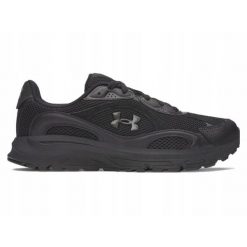 Buty Męskie Under Armour Tech Runner 6011293-001 Sport Biegowe Czarne 45,5. Czarne buty treningowe Under Armour, bez wzorów, na fitness i siłownię. Za 399.00 zł.