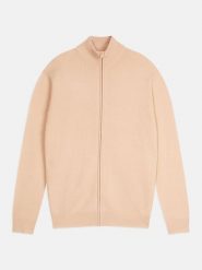 Just Cashmere Kaszmirowy kardigan "Alan" w kolorze beżowym rozmiar: M. Brązowe swetry rozpinane Just Cashmere, m, bez wzorów, z kaszmiru, bez kołnierzyka, bez ramiączek. Za 434.99 zł.