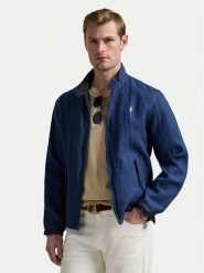 Polo Ralph Lauren Kurtka przejściowa 710962187002 Granatowy Regular Fit. Niebieskie kurtki Polo Ralph Lauren, l, bez wzorów, z syntetyku, bez kaptura. Za 1,509.00 zł.