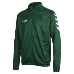 Bluza sportowa dla dorosłych Hummel Core Poly Jacket. Białe bluzy bez kaptura Hummel, m, bez wzorów, z materiału, bez kaptura. Za 69.99 zł.