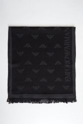 Szalik męski wełniany EMPORIO ARMANI. Szaliki Emporio Armani, bez wzorów, z wełny. W wyprzedaży za 303.20 zł.