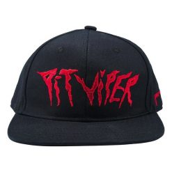 Czapka typu snapback Pit Viper Reign in Mud. Czarne czapki z daszkiem PIT VIPER, bez wzorów. Za 191.00 zł.