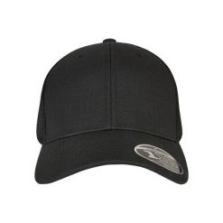 Czapka Z Daszkiem Z Siatki Ripstop. Zielone czapki z daszkiem FLEXFIT, bez wzorów, z bawełny. Za 98.99 zł.