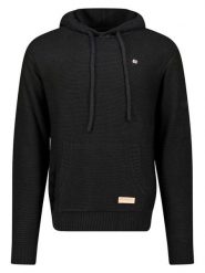 Geographical Norway Bluza "Faglio" w kolorze czarnym rozmiar: S. Czarne bluzy Geographical Norway, s, bez wzorów, ze splotem, z kapturem. Za 91.34 zł.