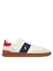 Polo Ralph Lauren Sneakersy 809P01616001 Biały. Białe buty sportowe casual Polo Ralph Lauren, bez wzorów, ze skóry, bez zapięcia. Za 599.99 zł.