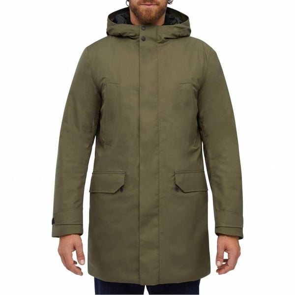 Kurtka GEOX M CLINTFORD Zielony. Zielone kurtki Geox, m, bez wzorów, z tkaniny, bez kaptura. Za 860.99 zł.