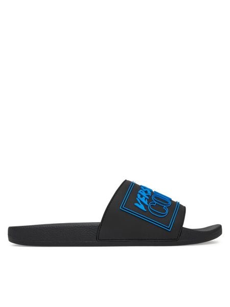Versace Jeans Couture Klapki 0YA3SQ3 ZSC22 899 Czarny. Czarne klapki Versace Jeans Couture, z jeansu. Za 184.99 zł.