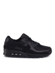 Nike Sneakersy Air Max 90 CN8490 003 Czarny. Czarne buty sportowe casual Nike, bez wzorów, z materiału, bez zapięcia. Za 589.54 zł.