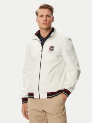Beverly Hills Polo Club Kurtka przejściowa P-SS26M-JK0991-0001 Biały Regular Fit. Białe kurtki Beverly Hills Polo Club, m, bez wzorów, z syntetyku, bez kaptura. Za 319.99 zł.