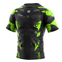 Koszulka Męska Rashguard MMA na Siłownię EXTREME HOBBY IRON FORCE. Zielone bielizna termoaktywna EXTREME HOBBY, m, bez wzorów, z bawełny, bez ramiączek, do biegania. Za 199.00 zł.