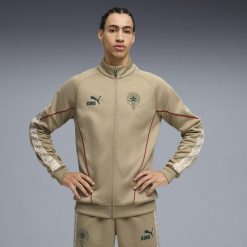 Męska kurtka dresowa Morocco KING Anthem PUMA. Brązowe kurtki Puma, m, bez wzorów, z dresówki, bez kaptura. Za 389.00 zł.
