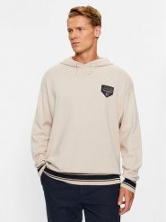Armani Exchange Sweter 6RZM2A ZM3FZ 1934 Beżowy Regular Fit. Brązowe swetry rozpinane Armani Exchange, l, bez wzorów, z syntetyku, bez kołnierzyka, bez ramiączek. Za 409.99 zł.