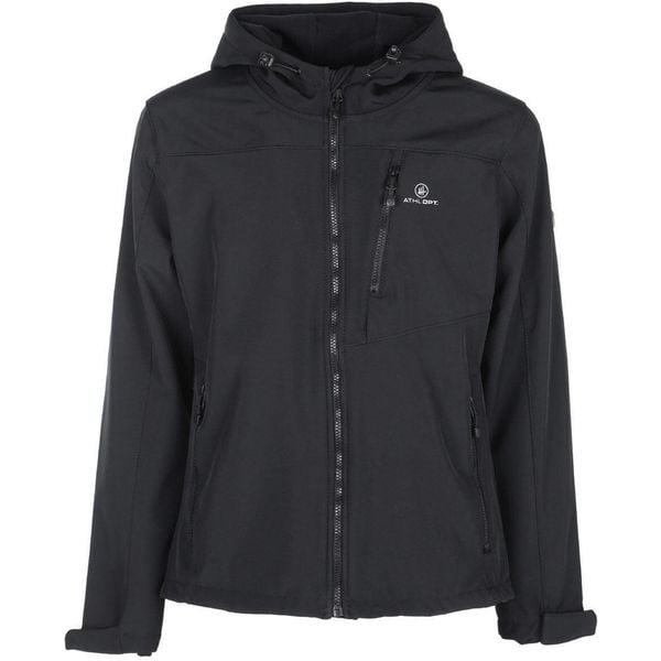 Męska Kurtka Softshell Athl DPT Hermes Czarna - Wiatroodporna. Czarne kurtki ATHLETA, m, bez wzorów, z elastanu, bez kaptura. Za 295.99 zł.