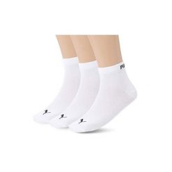 Skarpety dla dorosłych Puma Quarter Plain. Białe skarpety Puma, bez wzorów. Za 41.99 zł.