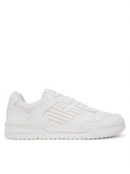 EA7 Emporio Armani Sneakersy 7X000865 AF23197 F0005 Biały. Białe buty sportowe casual EA7 Emporio Armani, bez wzorów, ze skóry, bez zapięcia. Za 694.99 zł.