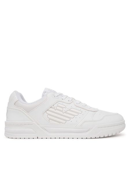 EA7 Emporio Armani Sneakersy 7X000865 AF23197 F0005 Biały. Białe buty sportowe casual EA7 Emporio Armani, bez wzorów, ze skóry, bez zapięcia. Za 694.99 zł.