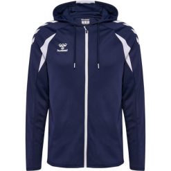 Bluza dresowa z kapturem Hummel Core 2.0. Niebieskie bluzy z kapturem Hummel, bez wzorów, z dresówki, z kapturem. Za 304.00 zł.
