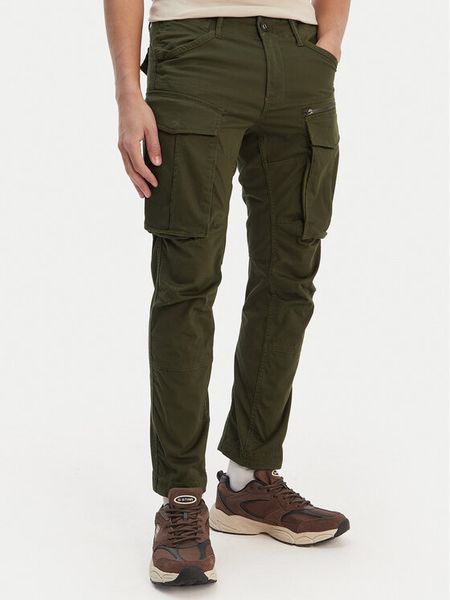 G-Star Raw Spodnie materiałowe Rovic D02190-5126 Zielony Regular Fit. Zielone spodnie materiałowe G-Star Raw, m, bez wzorów, z materiału, retro. Za 639.99 zł.