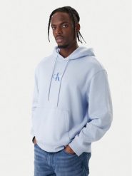 Calvin Klein Jeans Bluza LV04RD243G Fioletowy Regular Fit. Fioletowe bluzy Calvin Klein Jeans, m, bez wzorów, z bawełny, bez kaptura. Za 409.99 zł.