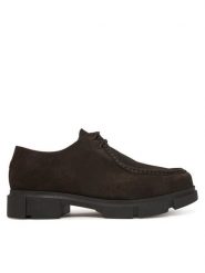 Guess Półbuty FMFFIO SUE13 Brązowy. Brązowe eleganckie półbuty Guess, z aplikacjami, ze skóry, bez obcasa, bez zapięcia. Za 539.99 zł.