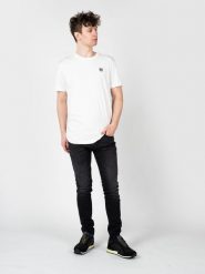 Diesel Jeansy "Tepphar-X" | 00SWID-RM064-02 | Mężczyzna | Czarny. Czarne jeansy Diesel, m, z obniżonym stanem. W wyprzedaży za 399.00 zł.