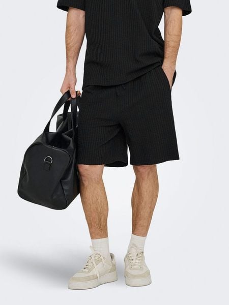 ONLY & SONS Szorty "Onsaustin" w kolorze czarnym rozmiar: XXL. Czarne szorty Only & Sons, xxl, bez wzorów. Za 61.17 zł.