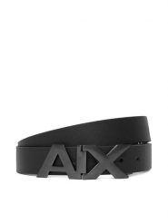 Armani Exchange Pasek 951058 CC505 M8307 Czarny. Czarne paski Armani Exchange, bez wzorów, ze skóry. Za 299.99 zł.
