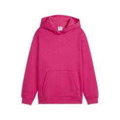 Młodzieżowa bluza dzianinowa z kapturem Essentials o luźnym kroju PUMA. Czerwona bluzy z kapturem Puma, m, bez wzorów, z dzianiny, z kapturem. Za 159.00 zł.