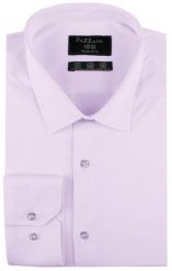 Jednokolorowa, Bawełniana Koszula o Prostym Kroju - Jasny Fiolet. Koszule Pazzani, bez wzorów, z bawełny, bez kołnierzyka, bez ramiączek. Za 169.00 zł.