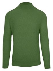 Malo Optimum Sweter "Lupetto" w kolorze zielonym rozmiar: XL. Zielone swetry nierozpinane Malo Optimum, xl, bez wzorów, z kaszmiru, bez kołnierzyka, bez ramiączek. Za 365.48 zł.