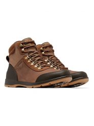 Sorel Skórzane botki turystyczne "Ankeny II" w kolorze jasnobrązowym rozmiar: 40,5. Brązowe buty trekkingowe Sorel, bez wzorów, bez zapięcia. Za 443.45 zł.