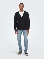 ONLY & SONS Dżinsy - Regular fit - w kolorze błękitnym rozmiar: W32/L32. Niebieskie jeansy Only & Sons, l. Za 92.86 zł.