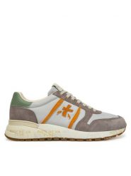 Premiata Sneakersy Lander Var 7201 Szary. Szare buty sportowe casual Premiata, bez wzorów, z materiału, bez zapięcia. Za 879.99 zł.