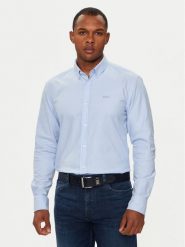 Boss Koszula 50520259 Niebieski Casual Fit. Niebieskie koszule Boss, m, bez wzorów, z bawełny, bez kołnierzyka, bez ramiączek. Za 339.99 zł.