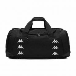 Torba sportowa Kappa Grenno. Czarne torby na ramię Kappa, bez wzorów, z materiału, na ramię, bez dodatków. Za 267.00 zł.