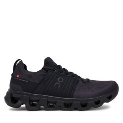 Buty do biegania On. Czarne buty do biegania On, bez wzorów, bez zapięcia, do biegania. Za 650.99 zł.