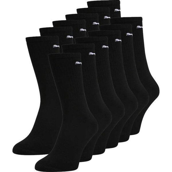 Skarpety sportowe Puma – 12 par – czarne. Czarne skarpetki sportowe Puma, bez wzorów, z bawełny. W wyprzedaży za 216.78 zł.