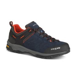 Buty trekkingowe męskie Raider Wp. Brązowe trekkingi TREZETA, bez wzorów, bez zapięcia. Za 393.49 zł.