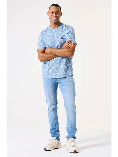 Garcia Koszulka w kolorze błękitnym rozmiar: M. Niebieskie bezrękawniki Garcia, m, bez wzorów, z bawełny, bez kołnierzyka, bez ramiączek. Za 61.17 zł.