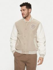 Guess Kurtka bomber M5RL19 WGU82 Khaki Regular Fit. Brązowe kurtki Guess, m, z aplikacjami, z syntetyku, bez kaptura. Za 599.99 zł.