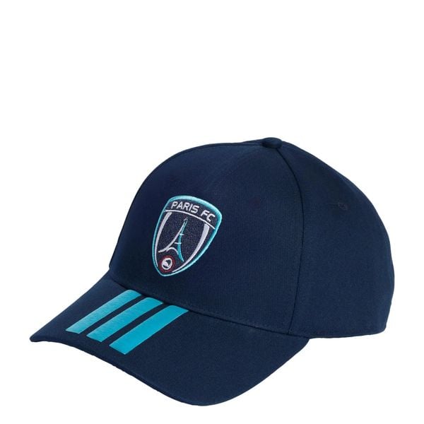 Czapka domowa Paris FC 26/27 Baseball. Niebieskie czapki z daszkiem Adidas, bez wzorów, z bawełny. Za 119.00 zł.