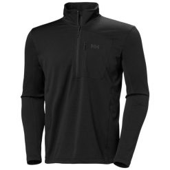 Bluza 1/2 zip Helly Hansen Versalite Fleece. Czarne bluzy Helly Hansen, m, bez wzorów, z materiału, bez kaptura. Za 423.50 zł.