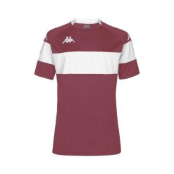 Jersey Kappa Dareto. Białe t-shirty sportowe Kappa, bez wzorów, z jersey, bez ramiączek, do piłki nożnej. Za 176.50 zł.